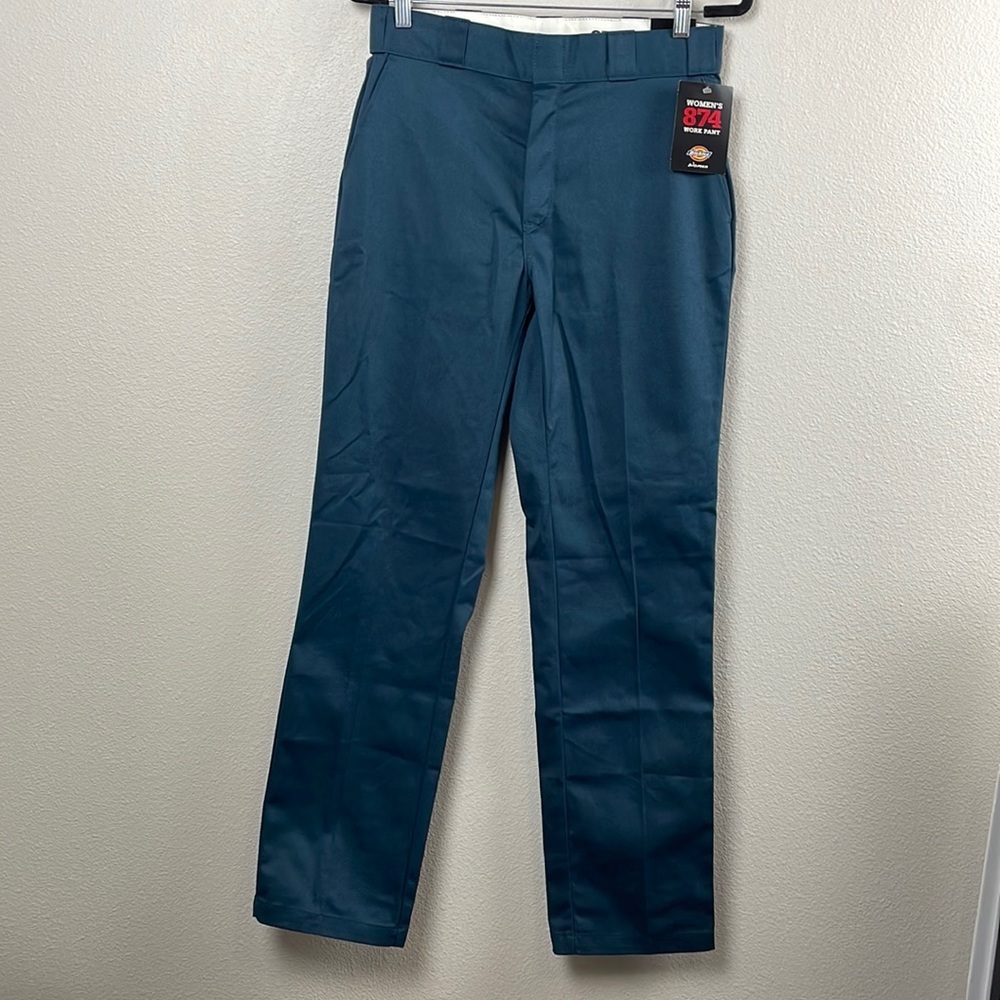 Dickies 874 original fit women’s work pants navy blue sz 4 reg
